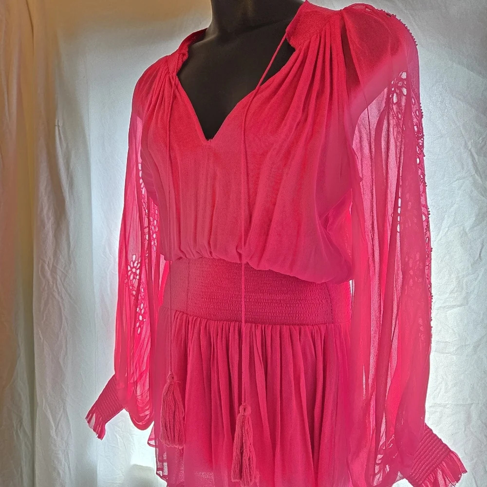Beautiful Karina Grimaldi Silk Peplum Blouse EUC ๐ - Picture 11 of 14